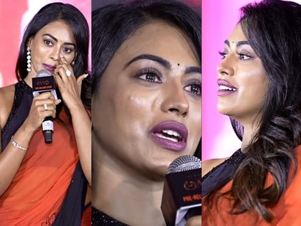 తెలుగు ఇండస్ట్రీలో తెలుగు అమ్మాయిలకు అవకాశాలే తక్కువ-స్టేజీపైనే ఏడ్చేసిన కామాక్షి భాస్కర్ల- వీడియో