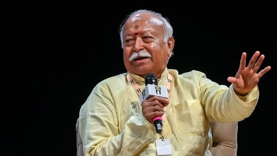 Bhagwat’s Nagpur engagement comes shortly before his scheduled appearance at a major Hindu-American gathering in New York City on August 29. (AFP)