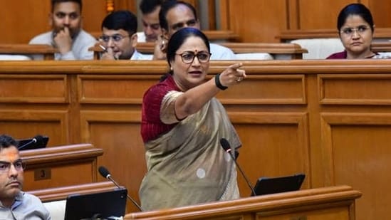 Gupta was responding to allegations by the Aam Aadmi Party (AAP) that the scheme’s impact would be limited by a condition excluding women with more than three children (HT)
