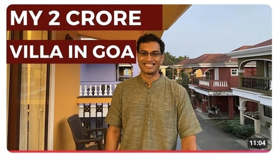 Akshat Shrivastava bought a 3BHK villa in Goa which he now rents out to travellers.