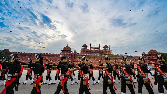 The Independence Day event is tightly scheduled, keeping in mind the magnitude of the situation and the importance of the day. (File Photo (Raj K Raj/HT))