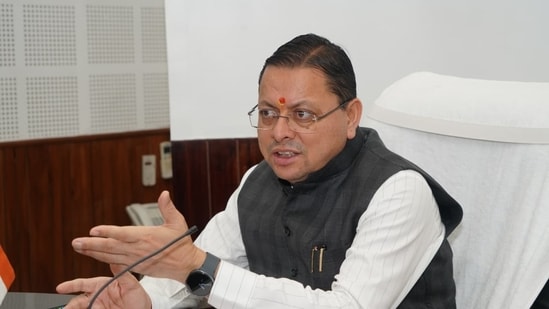 Uttarakhand Chief Minister Pushkar Singh Dhami.
