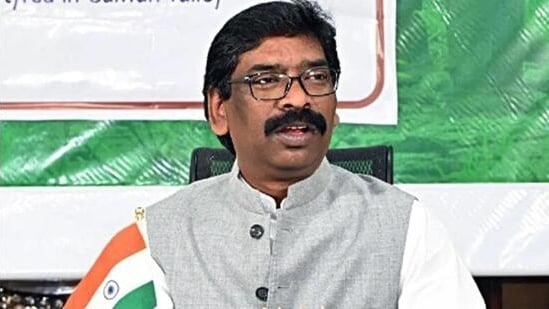 Jharkhand chief minister Hemant Soren. (HT Photo) (HT_PRINT)