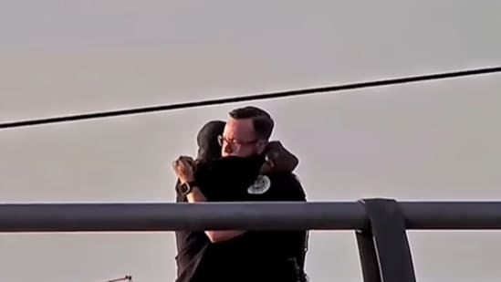 Who is Mike Hotz? Metro Nashville police lieutenant talks man down from bridge, hugs him