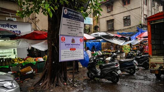 Mumbai, India. Aug 11, 2026 - The Brihanmumbai Municipal Corporation (BMC) installed a notice board and CCTV cameras along the road in the Matunga area to address the issue of illegal dumping of garbage and debris. Mumbai, India. Aug 11, 2026. (Photo by Raju Shinde/HT Photo) (Raju Shinde)