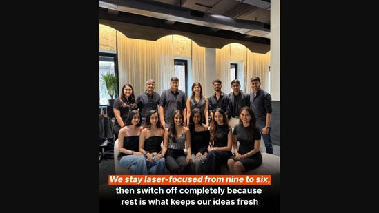 Mumbai-born founder Sarah Sham with her team. (LinkedIn/Sarah Sham)