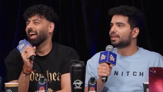 Samay Raina and Badshah on the latest episode of India's Got Latent season 2.