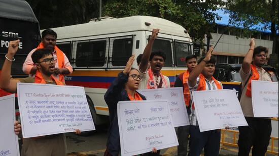 The 2026 TET paper leak came to light on June 27, when the Bhiwandi police, acting on intelligence, raided a location in Kongaon village, about 5 km from Bhiwandi city, and seized copies of the leaked question papers. (Praful Gangurde/HT Photo)