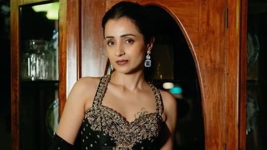 Trisha Krishnan seemed in no mood to indulge in drama.
