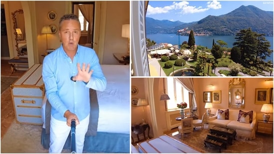 YouTuber gives tour of Lake Como's exclusive 18th-Century villa.