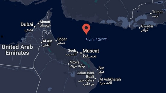 Ships that travel through Strait of Hormuz from or towards the Arabian Sea, pass through the Gulf of Oman.