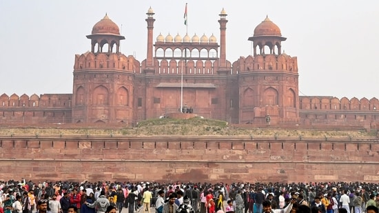 Around 27,000 people are expected to attend the 80th Independence Day celebrations. (Sanchit Khanna/Hindustan Times)