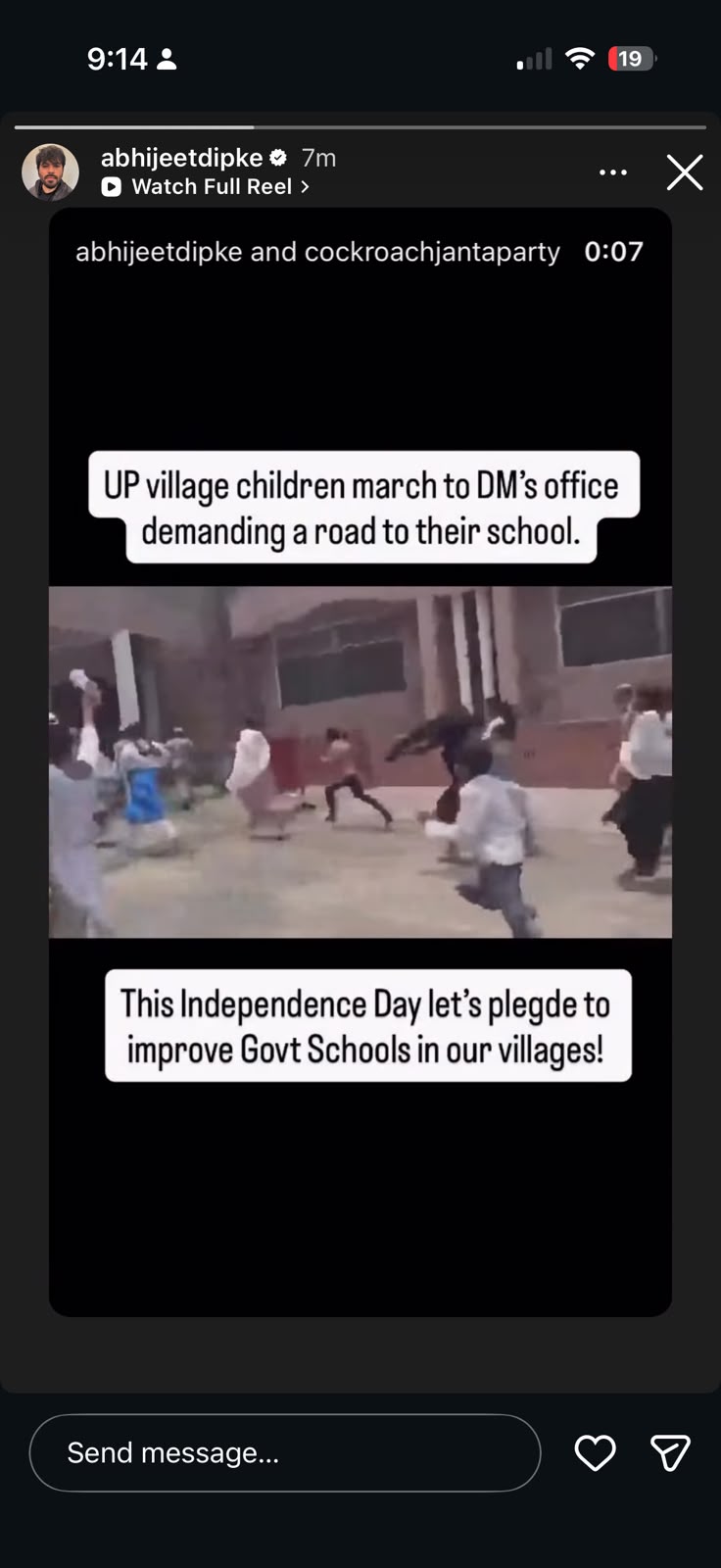 CJP founder Abhijeet Dipke has endorsed the Gen Alpha protest. (AbhijeetDipke/Instagram) CJP founder Abhijeet Dipke has endorsed the Gen Alpha protest. (AbhijeetDipke/Instagram)