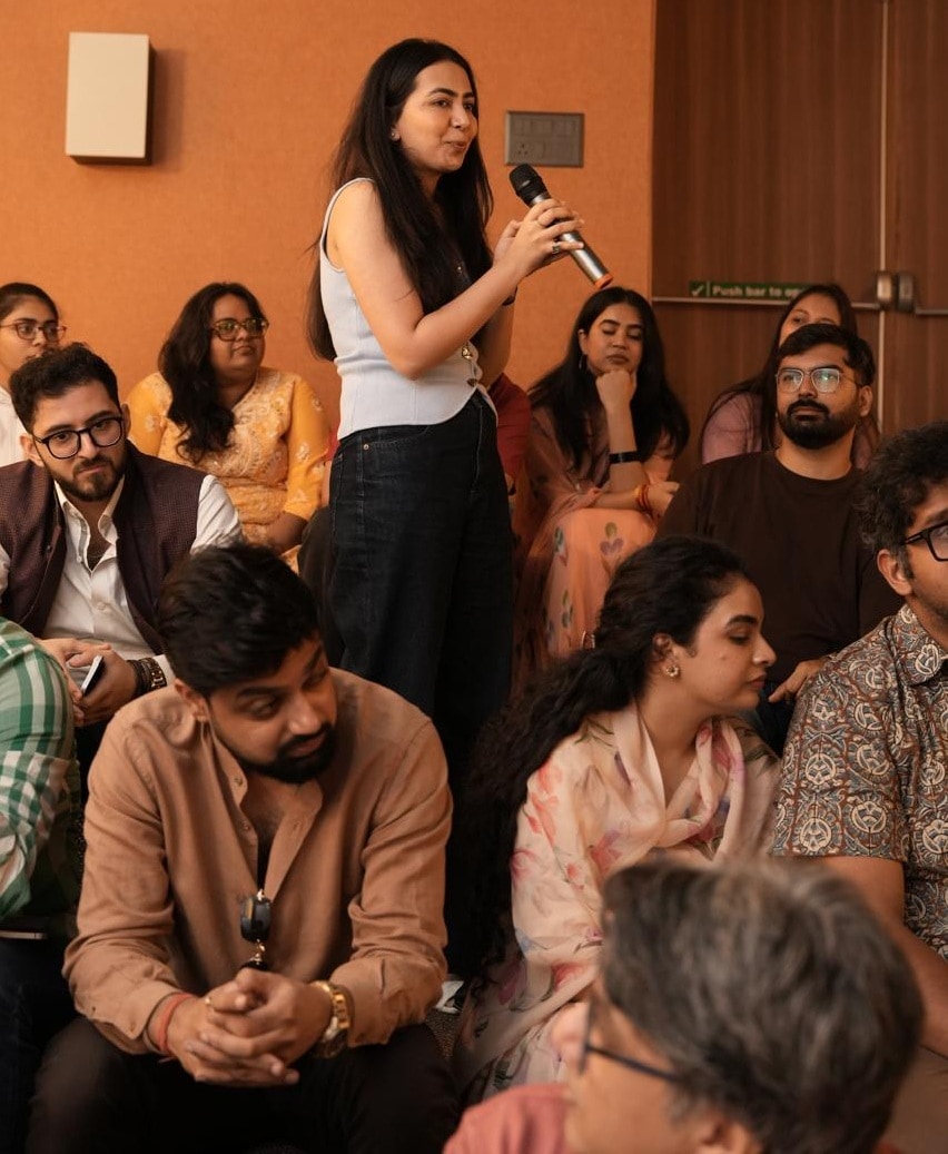 Sonakshi Grover during the interactive session Sonakshi Grover during the interactive session