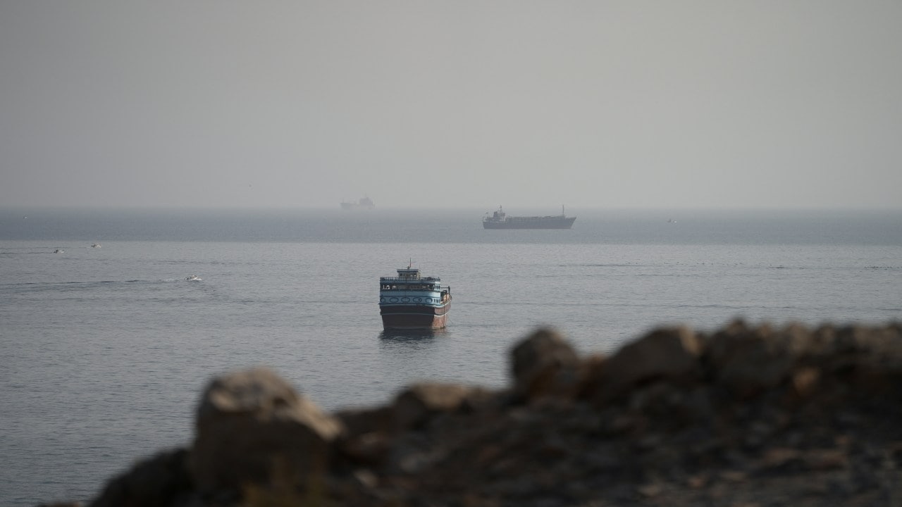 Vessels in the Strait of Hormuz this month. Vessels in the Strait of Hormuz this month.