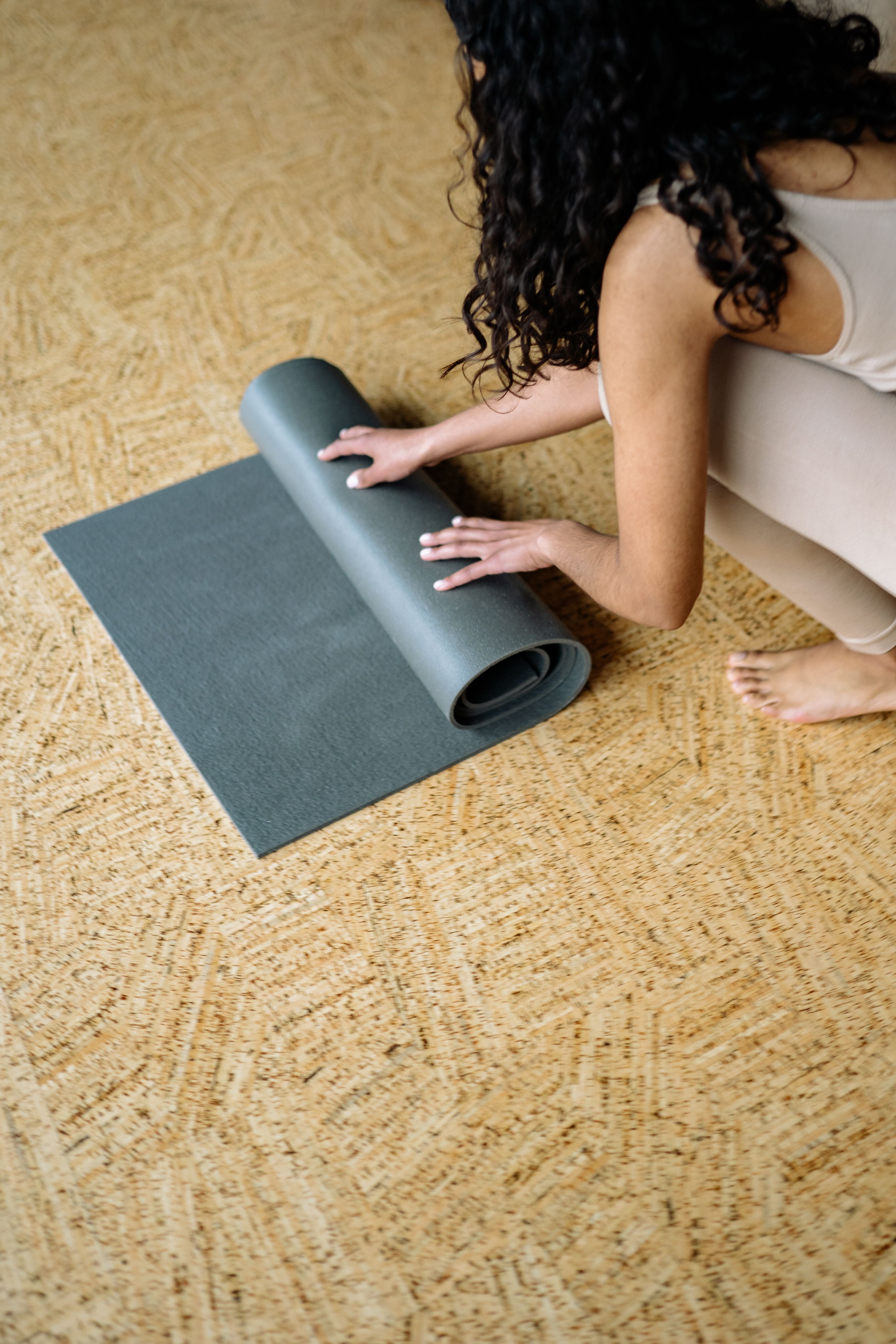 Most budget mats are made from PVC (polyvinyl chloride), the stuff used in water pipes and flooring. (Pexel)
