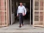 A Rights panel official in Jagraon on Tuesday. (HT Photo)