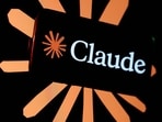 A Claude artificial intelligence (AI) logo on a smartphone.