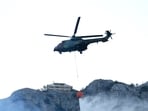 The aircraft was identified as an AH-64 Apache attack helicopter operated by the U.S. Army. (Representative Image)(AFP)