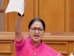 CM Gupta said 19 CAG reports had been tabled in the House since the BJP government came to power. (@gupta_rekha/X)