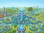 Delhi LG Taranjit Singh Sandhu approved the 'Delhi Master Plan 2047' aimed at a planned growth of the city. (Picture for representational purposes only)(Gemini Generated Photo )
