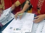Data shared by the election department shows that 28,134 cases have been heard by AEROs, of which 20,343 have been resolved following submission of documents. (HT File)