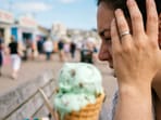 Brain freeze is an intense sensation of pain in the head that one gets when eating or drinking something cold, such as an ice cream. (Representative image by Google Gemini)