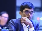 Indian GM R Praggnanandhaa. (Samir Jana/Hindustan Times)