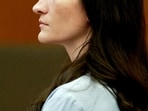 Lindsay Clancy listens to Judge William F. Sullivan addressing the court at her murder trial. 