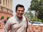 BJP MP Ravi Kishan during the Monsoon session of Parliament, in New Delhi. (PTI Photo/Ravi Choudhary)(PTI08_12_2026_000070B)