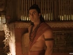 Ranbir Kapoor in a still from the Ramayana English trailer.