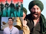 Stills from Stree 2, Gadar 2, Mission Mangal.
