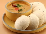 Idli-sambar to be served in Delhi govt schools under revised PM-POSHAN menu(Shutterstock)