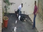 CCTV footage of the incident that took place on Tuesday.