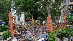 Five seniors hurt after gazebo collapses in Sion garden