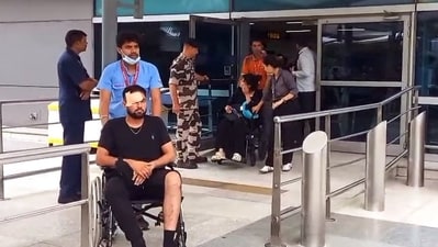 Several passengers on the turbulence-hit Air India flight had injured their heads, and some sustained back injuries. (ANI Video Grab) Several passengers on the turbulence-hit Air India flight had injured their heads, and some sustained back injuries. (ANI Video Grab)