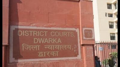 At Dwarka court complex, the inspection flagged encroachment on roads, missing door closers, damaged fire doors and alterations blocking alternate exits At Dwarka court complex, the inspection flagged encroachment on roads, missing door closers, damaged fire doors and alterations blocking alternate exits