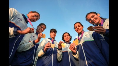 From Beijing 2008 through to Glasgow 2026, Haryana’s sporting icons have amassed 71 gold, 58 silver, and 78 bronze medals across the Olympics, Asian Games, and Commonwealth Games. (PTI) From Beijing 2008 through to Glasgow 2026, Haryana’s sporting icons have amassed 71 gold, 58 silver, and 78 bronze medals across the Olympics, Asian Games, and Commonwealth Games. (PTI)