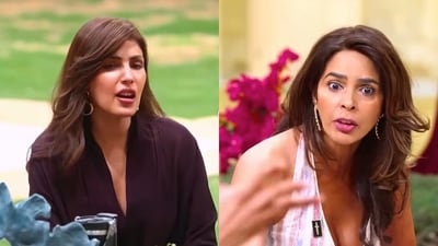 Rhea Chakraborty and Mallika Sherawat get into an argument. Rhea Chakraborty and Mallika Sherawat get into an argument.