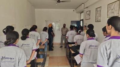 PSDM/DBEE, Patiala conducted a Motivational & Career Guidance Session for the candidates of DDU-GKY Centre, Bhadurgarh. (X/DEGSDT) PSDM/DBEE, Patiala conducted a Motivational & Career Guidance Session for the candidates of DDU-GKY Centre, Bhadurgarh. (X/DEGSDT)
