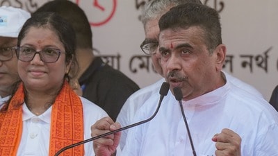 ধর্মান্তরণ এবং জমি নিয়ে জোড়া বিল আনার ইঙ্গিত দিলেন মুখ্যমন্ত্রী শুভেন্দু অধিকারী। (ছবি সৌজন্যে পিটিআই) ধর্মান্তরণ এবং জমি নিয়ে জোড়া বিল আনার ইঙ্গিত দিলেন মুখ্যমন্ত্রী শুভেন্দু অধিকারী। (ছবি সৌজন্যে পিটিআই)