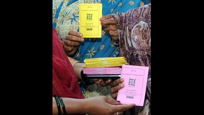 Punjab has 1.52 crore NFSA beneficiaries, with 40,93,003 ration cards, according to data from the Central NFSA repository cited by the Union government. (HT) Punjab has 1.52 crore NFSA beneficiaries, with 40,93,003 ration cards, according to data from the Central NFSA repository cited by the Union government. (HT)