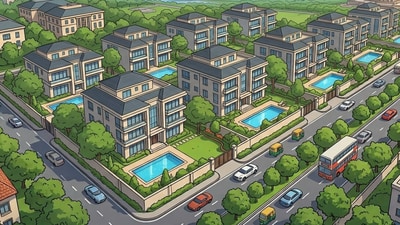 South Delhi continued to outperform, with average prices of luxury independent floors rising 6%–21% year-on-year in the April-June quarter of 2026, driven by sustained demand amid limited supply. (Picture for representational purposes only) (Gemini Generated Photo) South Delhi continued to outperform, with average prices of luxury independent floors rising 6%–21% year-on-year in the April-June quarter of 2026, driven by sustained demand amid limited supply. (Picture for representational purposes only) (Gemini Generated Photo)