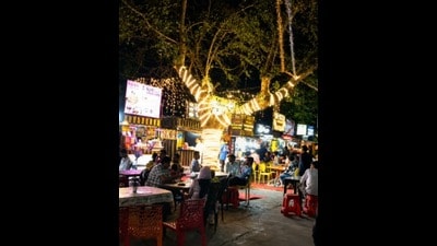 The night market in Prayagraj (HT File Photo) The night market in Prayagraj (HT File Photo)