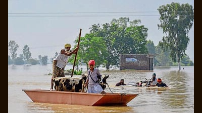 The projects have been proposed primarily to remove flood-deposited material, restore eroded land, and protect nearby habitations and agricultural fields. (HT) The projects have been proposed primarily to remove flood-deposited material, restore eroded land, and protect nearby habitations and agricultural fields. (HT)
