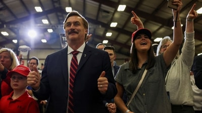 Former MyPillow CEO Mike Lindell has lost Minnesota's Republican gubernatorial primary, handing President Donald Trump one of his biggest endorsement defeats of the 2026 election cycle. (REUTERS/Rachel Mummey/File Photo)