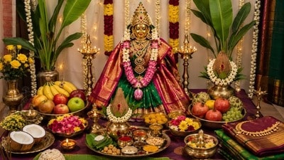 వరలక్ష్మీ వ్రతం 2026.. పూజా ముహూర్తం, విధానం, పాటించాల్సిన నియమాలు ఇవే.. ఈ ముహూర్తాల్లో పూజిస్తే శుభఫలితాలు! (pinterest) వరలక్ష్మీ వ్రతం 2026.. పూజా ముహూర్తం, విధానం, పాటించాల్సిన నియమాలు ఇవే.. ఈ ముహూర్తాల్లో పూజిస్తే శుభఫలితాలు! (pinterest)