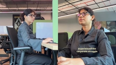A Microsoft employee shared how starting her career at the tech giant spared her from many common corporate struggles. (Instagram/saniyaaaaa_) A Microsoft employee shared how starting her career at the tech giant spared her from many common corporate struggles. (Instagram/saniyaaaaa_)