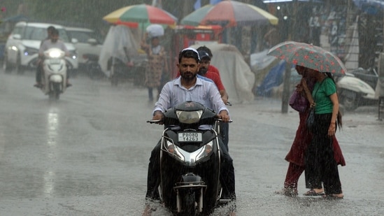 Weather today: Heavy rainfall in Delhi over the past few days have triggered massive traffic jams, especially with the additional chaos of Kanwar Yatra. Weather today: Heavy rainfall in Delhi over the past few days have triggered massive traffic jams, especially with the additional chaos of Kanwar Yatra.