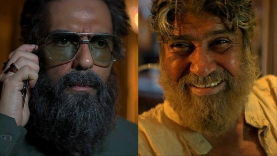 Suvinder Vicky and Arjun Rampal in stills from Dhurandhar 2.